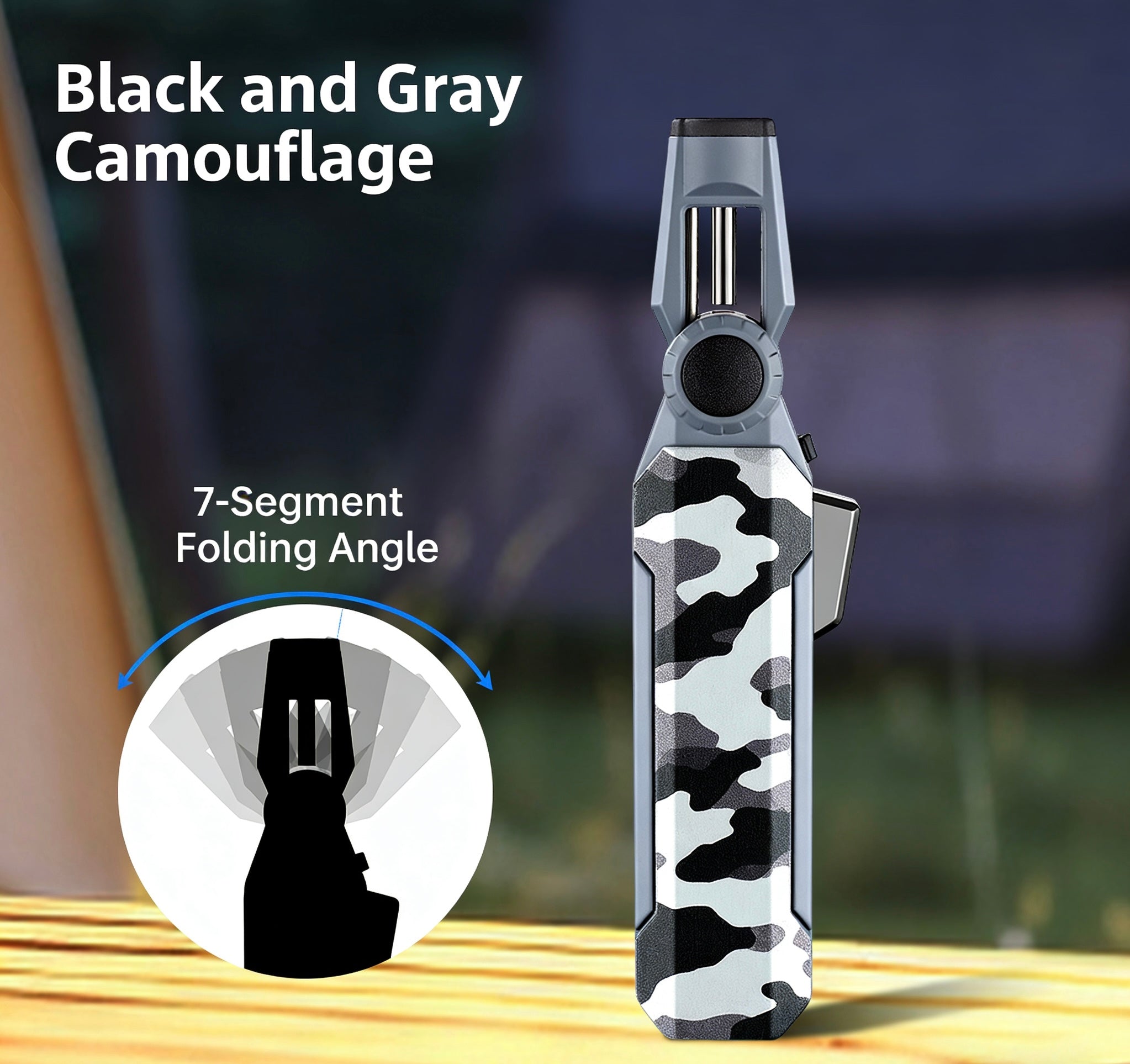 ZB-102 Foldable Windproof Butane Torch Lighter