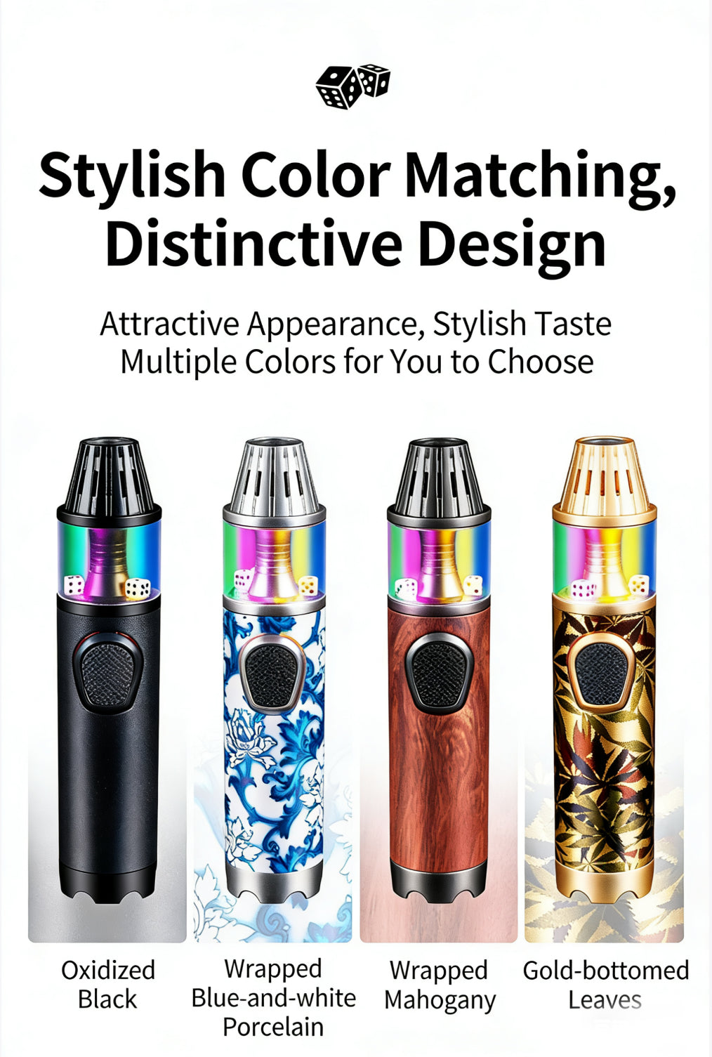 ZB-213 Butane Torch Lighter – Windproof, Adjustable Flame, Stylish Design