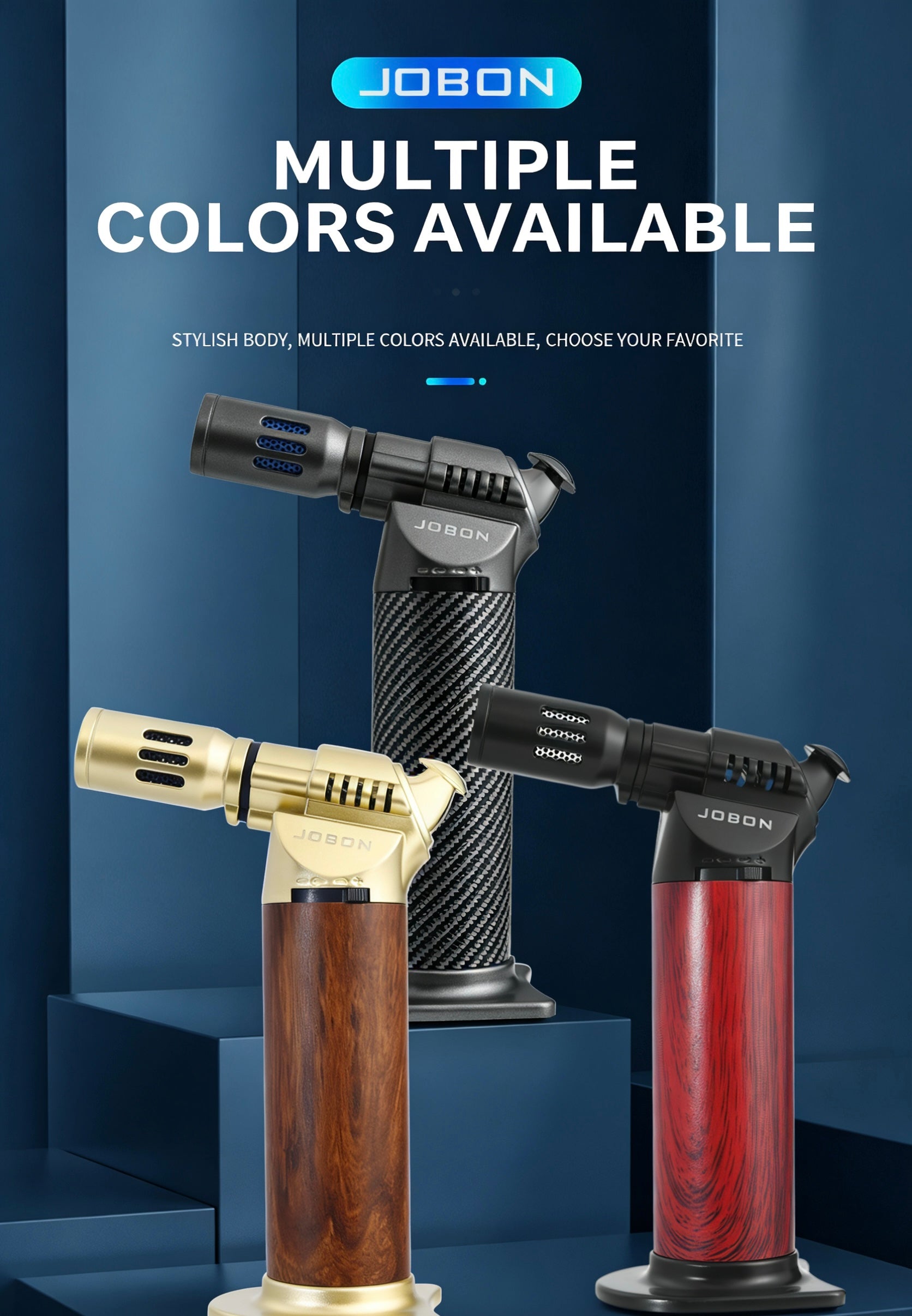 ZB-967A Windproof Jet Flame Torch Lighter