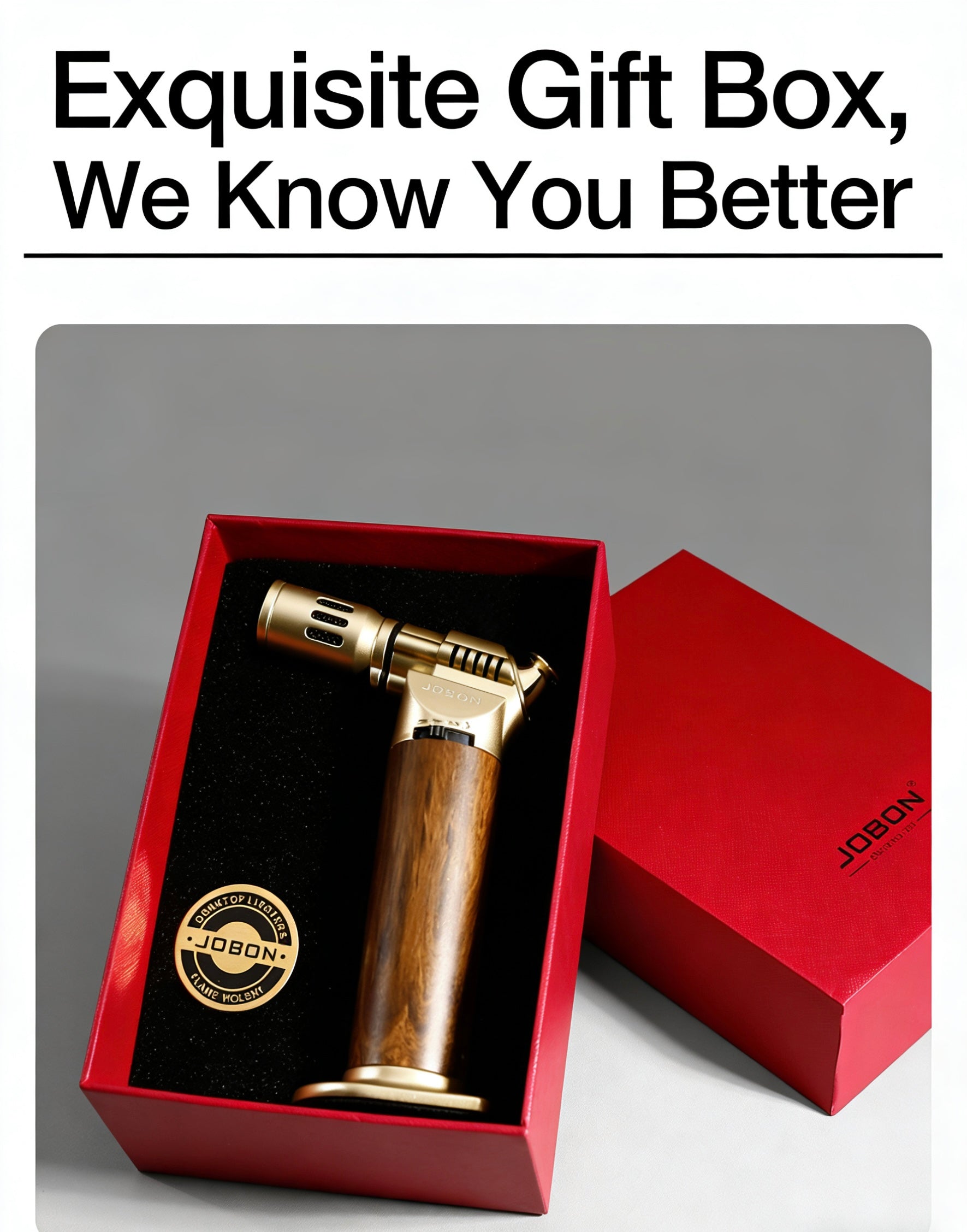 ZB-967A Windproof Jet Flame Torch Lighter