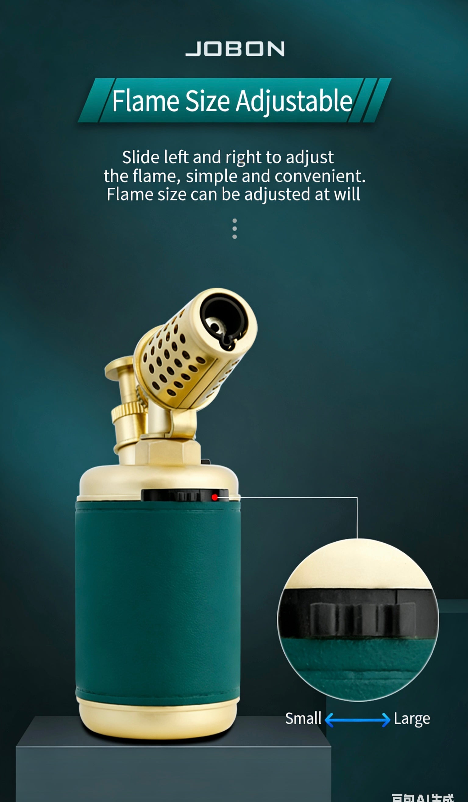 ZB-595 High-Temp Torch Lighter (Cigar/Outdoor/Moxibustion)