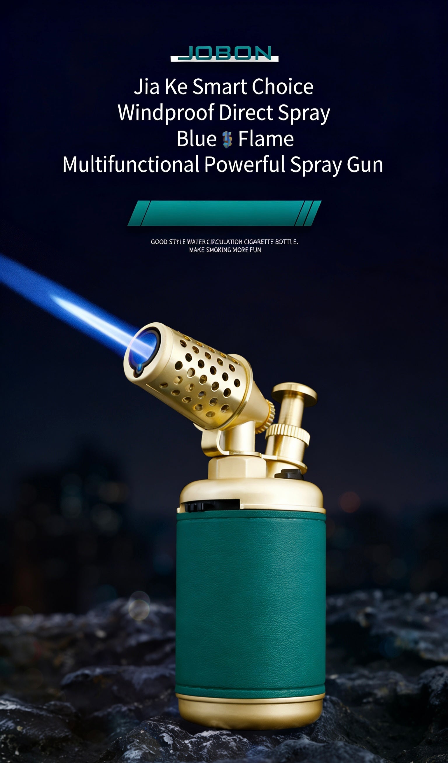 ZB-595 High-Temp Torch Lighter (Cigar/Outdoor/Moxibustion)