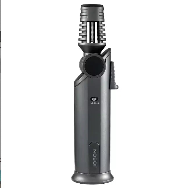 ZB-333 New type of wind-proof inflatable multi-functional rotatable barbecue torch with blue flame gun, cigar flashlight and lighter.(NO.gas)