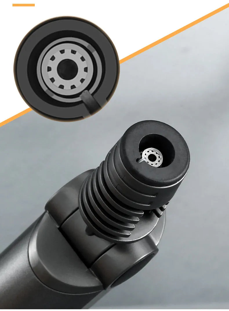 ZB-333 New type of wind-proof inflatable multi-functional rotatable barbecue torch with blue flame gun, cigar flashlight and lighter.(NO.gas)