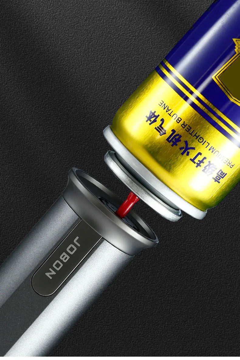 ZB-333 New type of wind-proof inflatable multi-functional rotatable barbecue torch with blue flame gun, cigar flashlight and lighter.(NO.gas)