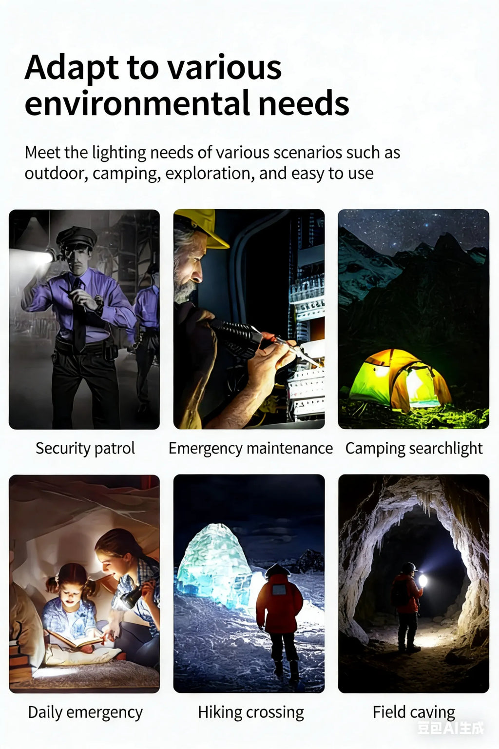 W-509Super-bright zoom flashlight with powerful zoom function, tactical white laser, rechargeable, LED flashlight, with power indicator